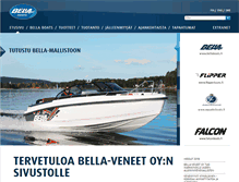Tablet Screenshot of bellaboats.com